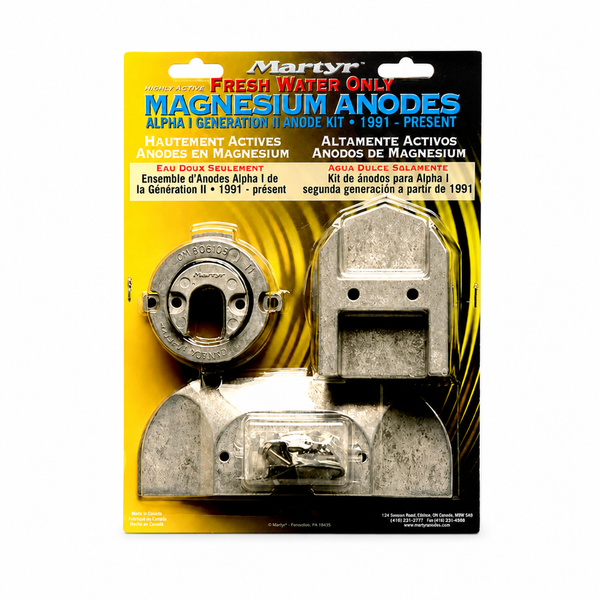 Martyr CMALPHAKITZ Zinc Anode Kit - Mercury/MerCruiser Alpha One Generation II - Product View