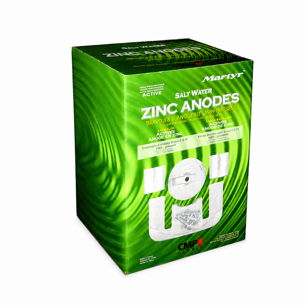 Martyr CMBRAVO1KITZ Zinc Anode Kit - Mercury/MerCruiser Bravo I - Product View