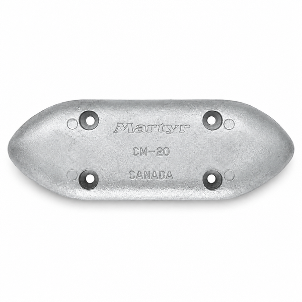 Martyr CMM25A Aluminum Hull Anode - HULL SML STREAMLINED - Product View