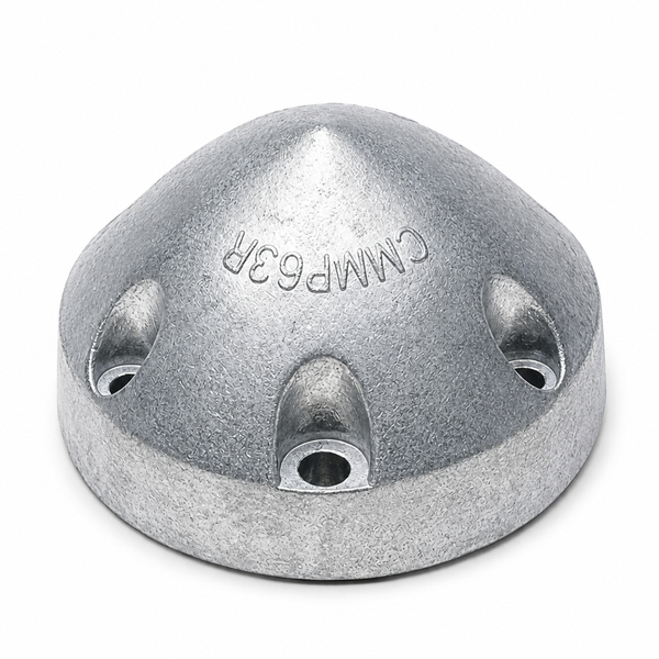 Martyr CMMP63RZ Zinc Hull Anode - 63 MM MAX PROP NUT - Product View