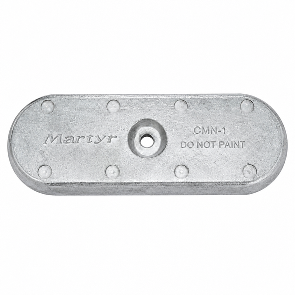 Martyr CMN1A Aluminum Hull Anode - HULL N1 MED STREAMLINED - Product View