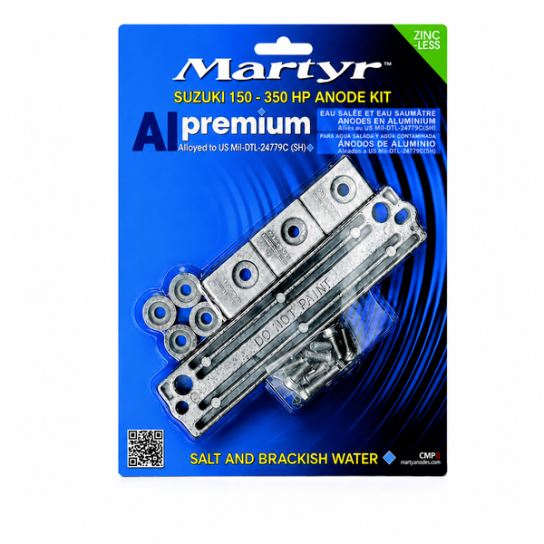 Martyr CMSZ150350KITA Aluminum Anode Kit - Suzuki 150-350 HP - Product View