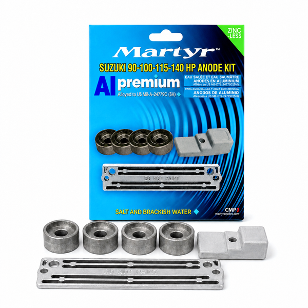 Martyr CMSZ90140KITA Aluminum Anode Kit for OMC/Suzuki - Product View