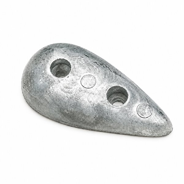 Martyr CMT21 Zinc Teardrop Hull Anode - MED TEAR DROP - Product View