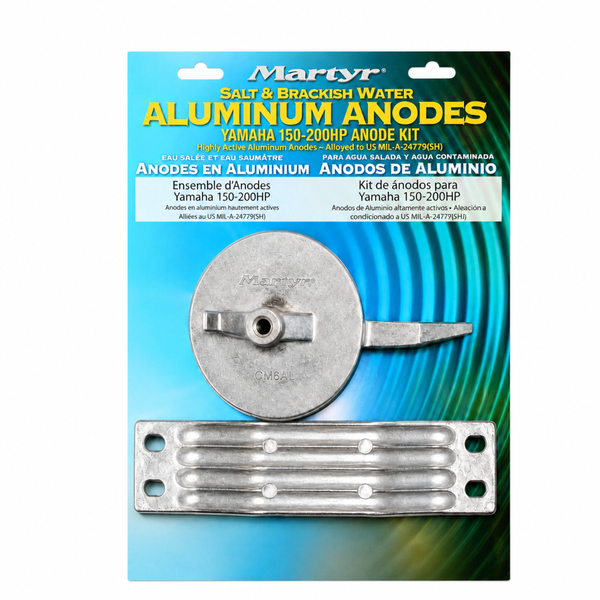Martyr CMY150KITA Aluminum Anode Kit - Yamaha 150-200 HP - Product View