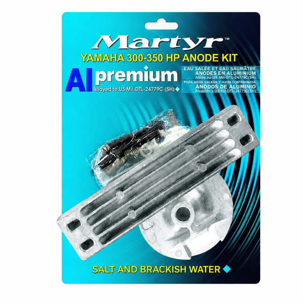 Martyr CMY300350KITA Aluminum Anode Kit - Yamaha 300-350 HP - Product View