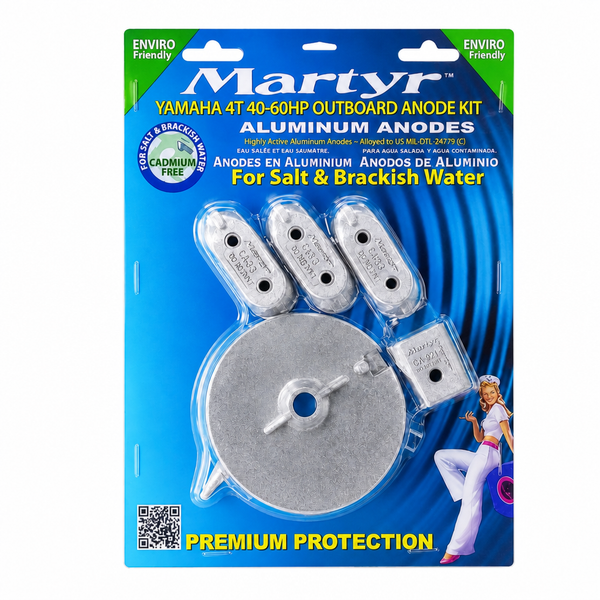 Martyr CMY4060KITA Aluminum Anode Kit - Yamaha 4-stroke 40-60 HP - Product View