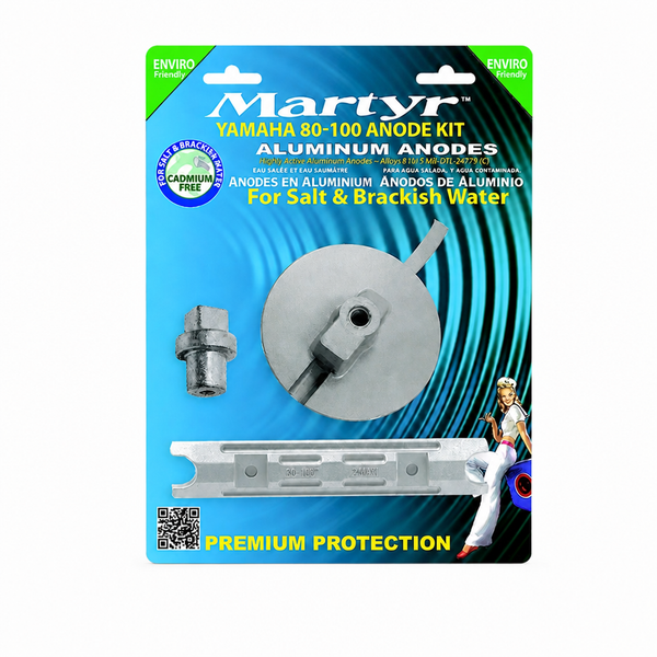 Martyr CMY80100KITA Aluminum Anode Kit - Yamaha 80-100 HP - Product View