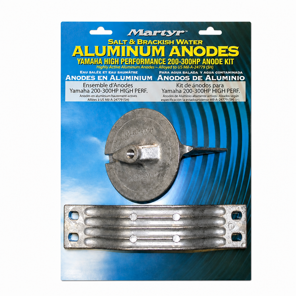 Martyr CMYHP200300KITM Magnesium Anode Kit - Yamaha 200-300 HP High Performance - Product View