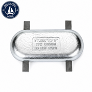Martyr CMZ22SZ Zinc Weld-On Hull Anode - STRAP / WELD ON - W24