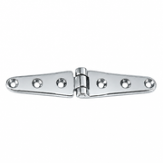 Perko 0120DP2CHR Marine Strap Hinge 6" x 1-1/8" Chrome-Plated Bronze - secondary product image