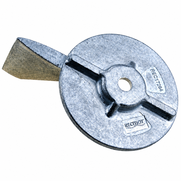 Recmar REC17264T2 zinc anode for Mercury Trim Tab