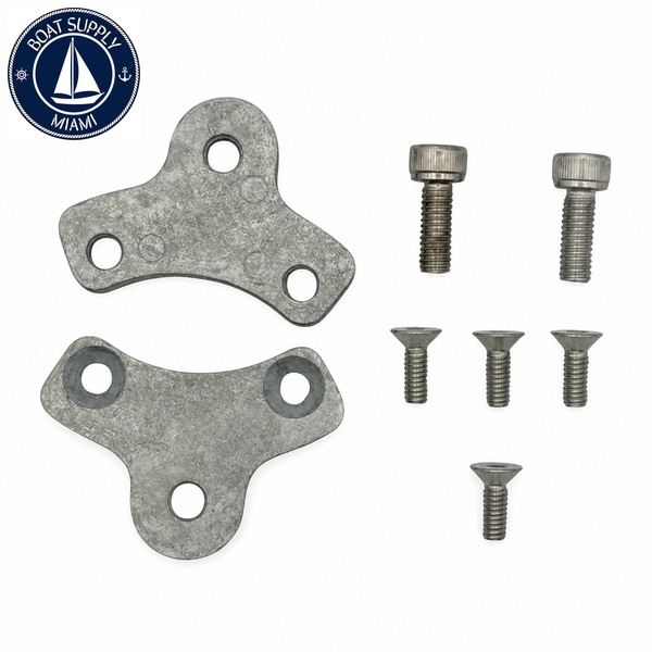 Recmar REC196440-02690AL aluminum anode for Yanmar Plate M8