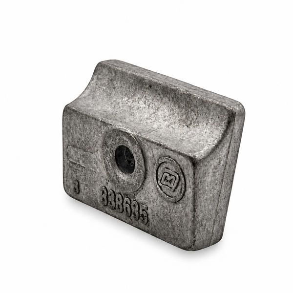 Recmar REC338635AL aluminum anode for 8-9.9-15HP 37 mm
