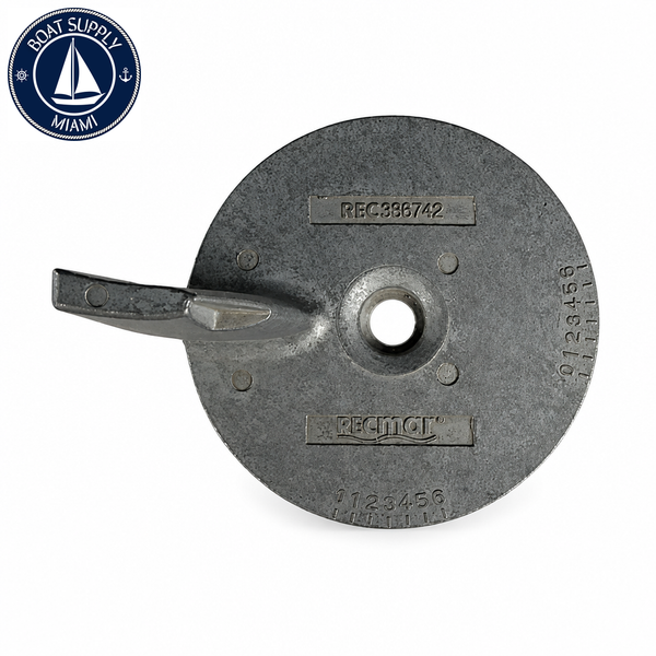 Recmar REC338742 zinc anode for 55HP 110 mm