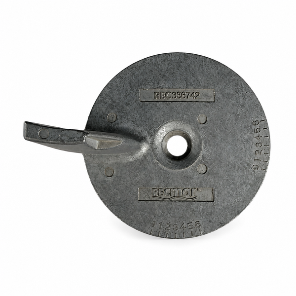 Recmar REC338742 zinc anode for 55HP 110 mm