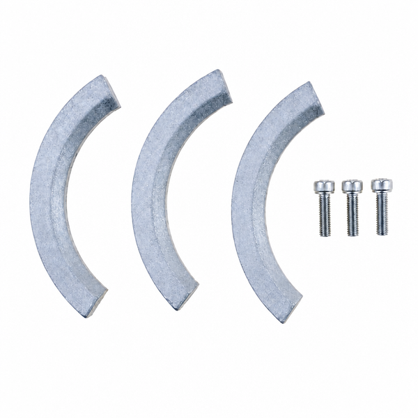 Recmar REC3858399AL aluminum anode for Volvo Folding Prop 3P