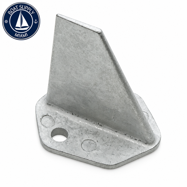 Recmar REC66M-45371-00AL aluminum anode for Yamaha 9.9-15HP Fin