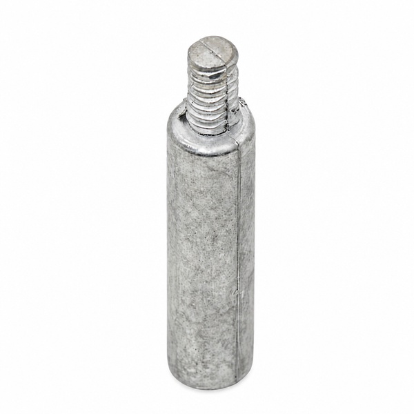 Recmar REC6L3104Z zinc anode for Pencil Caterpillar Diameter 10L38 1/4W