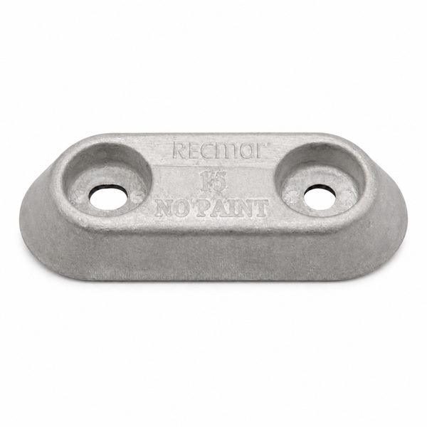 Recmar REC8010AL aluminum anode for Vetus Rectangular Plate 148 x 58 mm