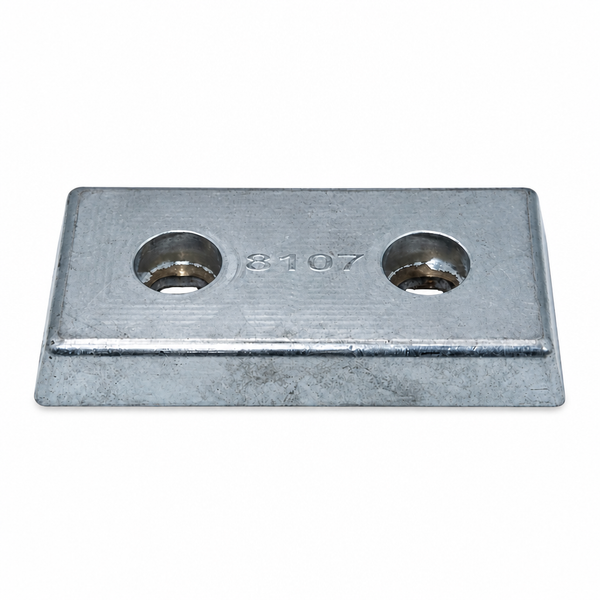 Recmar REC8107 zinc anode for Rectangular Plate 210 x 100 mm