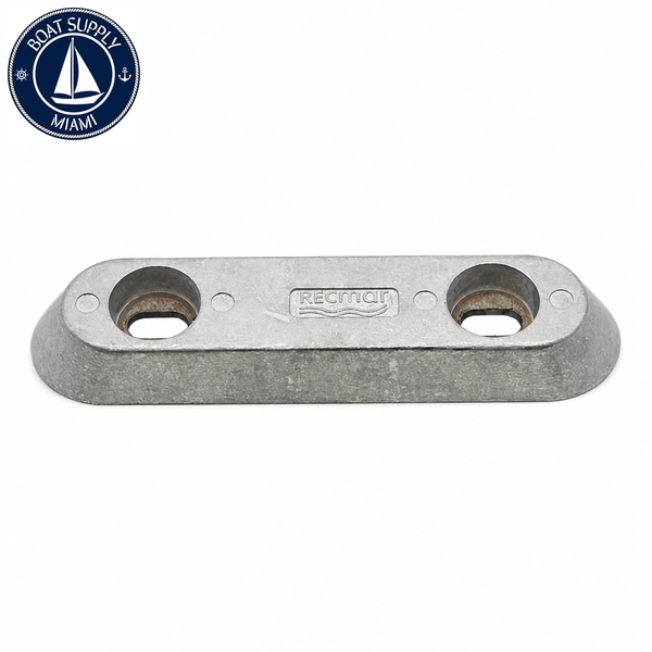 Recmar REC8113AL aluminum anode for Vetus Rectangular Plate 247 x 63 mm