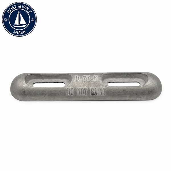 Recmar REC8117AL aluminum anode for Fairline Rectangular Plate 320 x 65