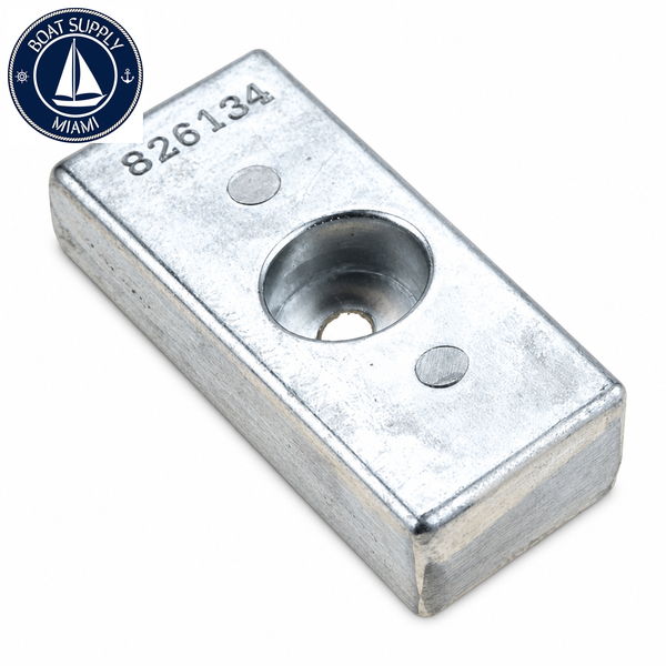 Recmar REC826134QAL aluminum anode for Mercury / Honda Outboard