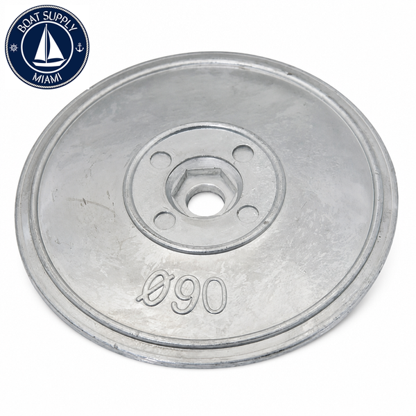Recmar REC9002AL aluminum anode for Rudder Diameter 90 mm