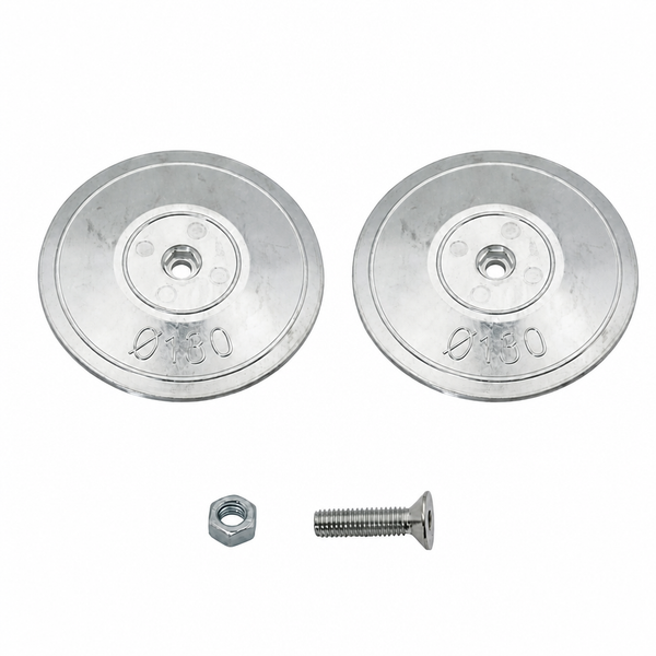 Recmar REC9003 zinc anode for Rudder Diameter 130 mm