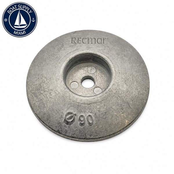 Recmar REC9012 zinc anode for Rudder Diameter 90 mm