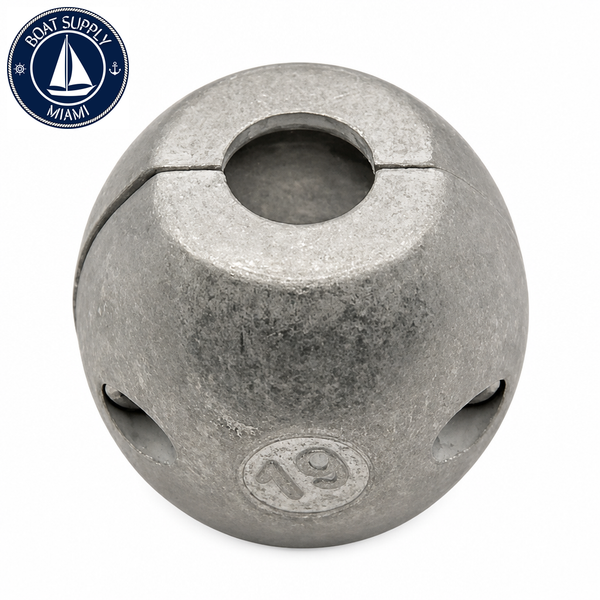 Recmar REC9100AL aluminum anode for Shaft Collar Diameter 19 mm - 3/4" Std