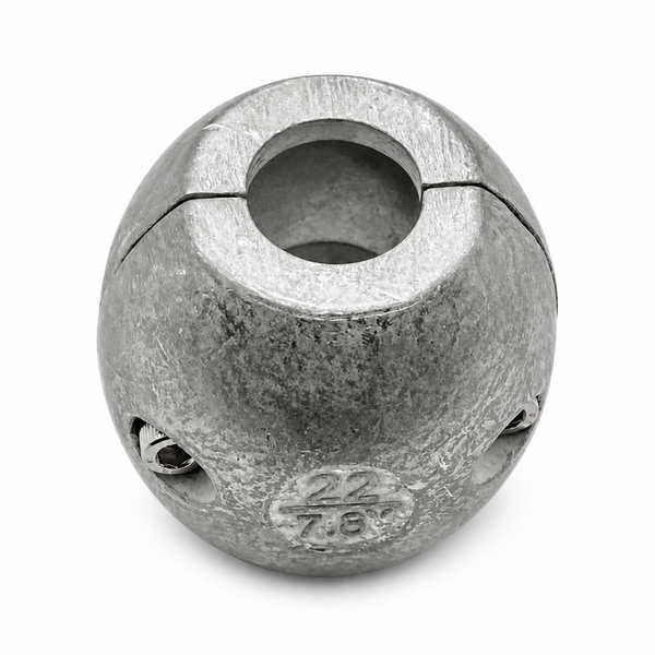 Recmar REC9101AL aluminum anode for Shaft Collar Diameter 22 mm Std