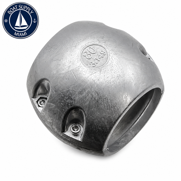 Recmar REC9125 zinc anode for Shaft Collar Diameter 80 mm Std