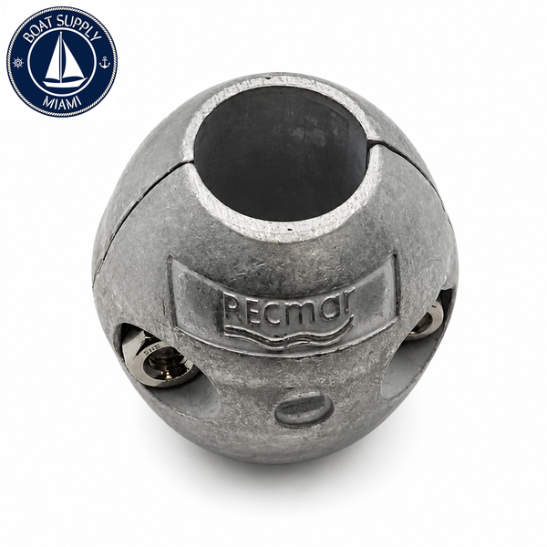 Recmar REC9138 zinc anode for Shaft Collar Diameter 1" Use