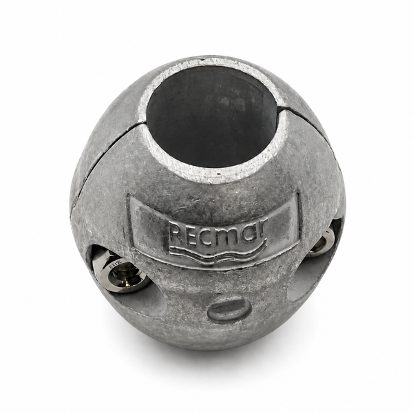 Recmar REC9138 zinc anode for Shaft Collar Diameter 1" Use