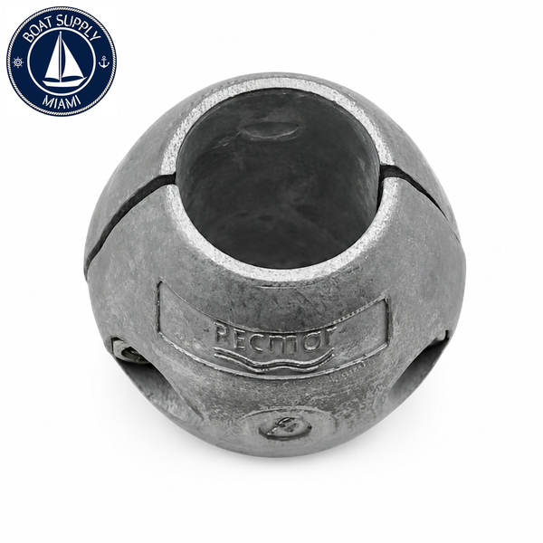 Recmar REC9142 zinc anode for Shaft Collar Diameter 1-1/4" Use