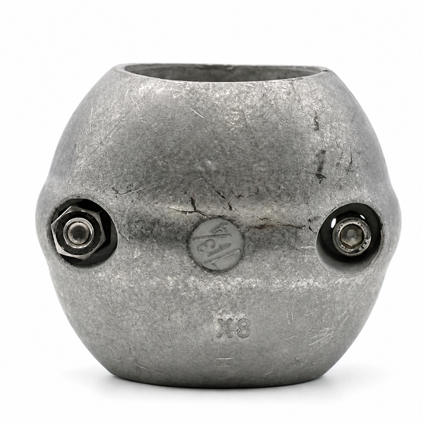 Recmar REC9146AL aluminum anode for Shaft Collar Diameter 1-3/4" Use