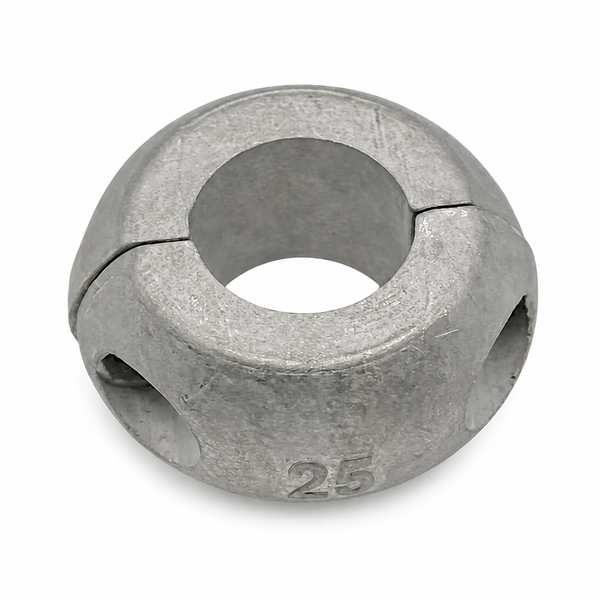 Recmar REC9202 zinc anode for Flat Collar Diameter 25 mm