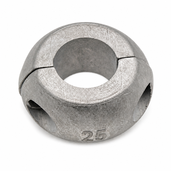 Recmar REC9202AL aluminum anode for Flat Collar Diameter 25 mm