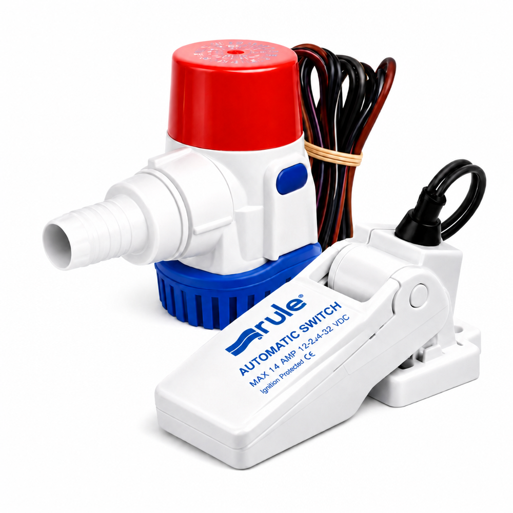 Rule 25DA-35A 500 GPH Bilge Pump Switch Combo 12V - Product View