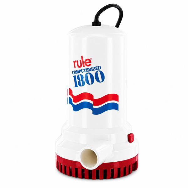 Rule A53S 1800 GPH Automatic 110V AC Bilge Pump with Cord - Product View