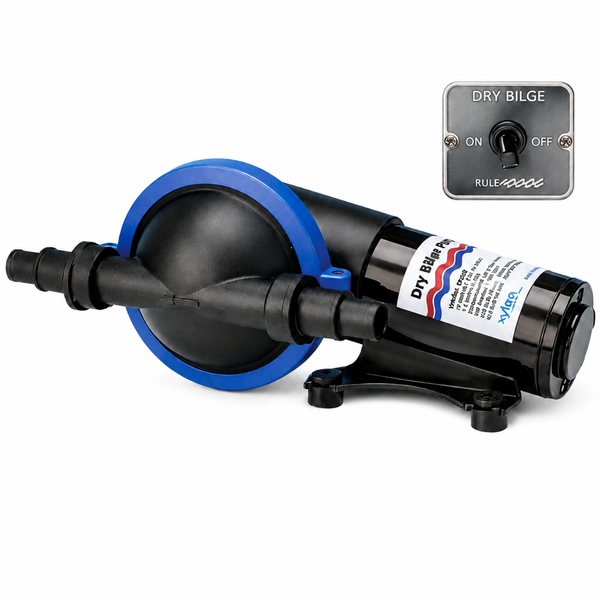 Rule DB412 12V Dry Bilge Pump Kit 3/4" - Product View