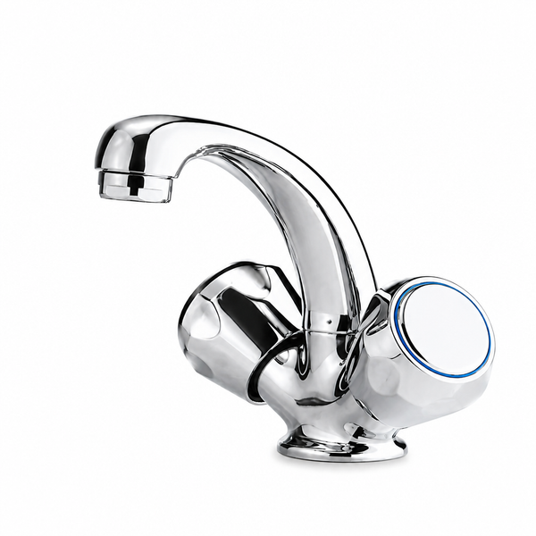 Scandvik 10410P Standard Family Chrome Plated Brass Basin Mixer Faucet - Product View
