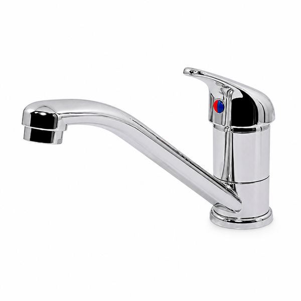 Scandvik 10480P Single Lever Mixer, Chrome/Brass - Product View