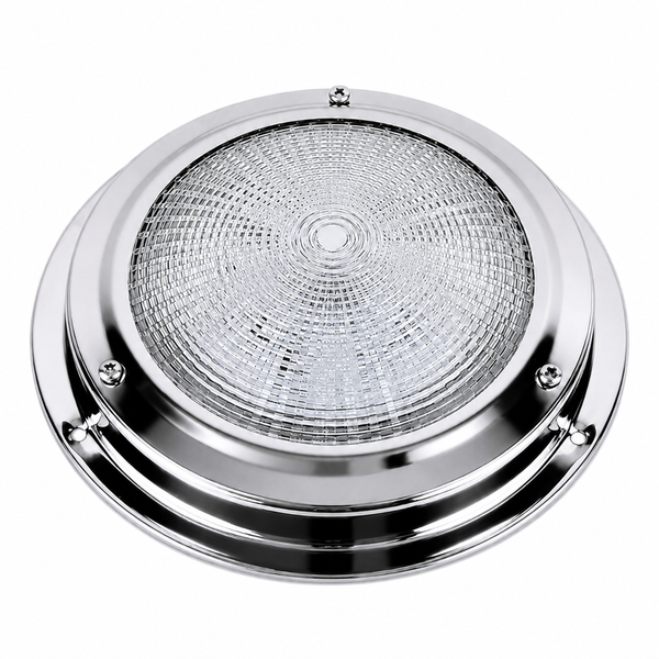 Scandvik 41324P LED Dome Light Stainless Steel 5.5 in 12V - Product View