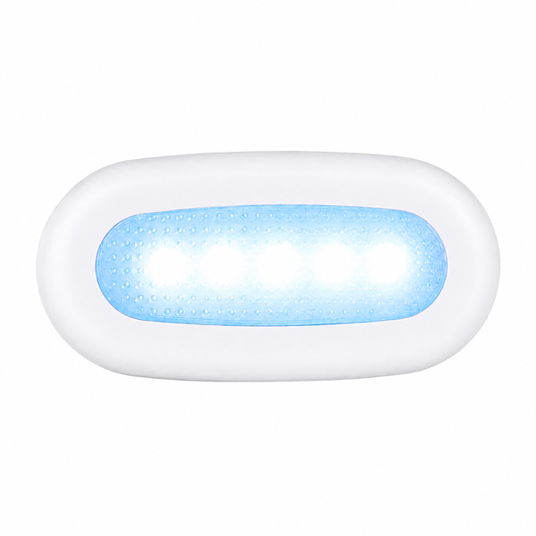 Scandvik 41339P O-5 Surface Mount LED Courtesy Light Blue - Product View