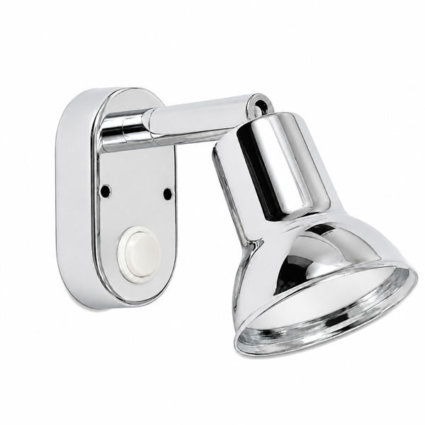 Scandvik 41366 LED Reading Light Chrome - Product View