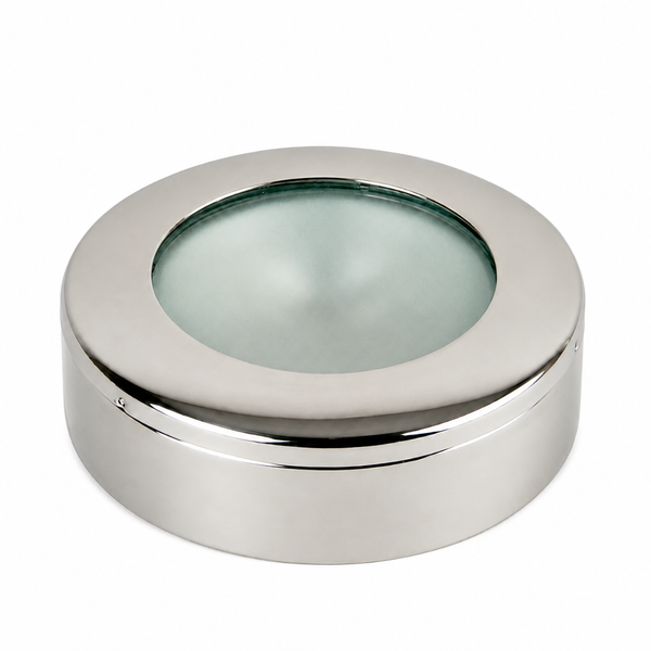 Scandvik 41373P A3 LED Ceiling Light Flush/Surface Mount Stainless Steel Warm White - Product View