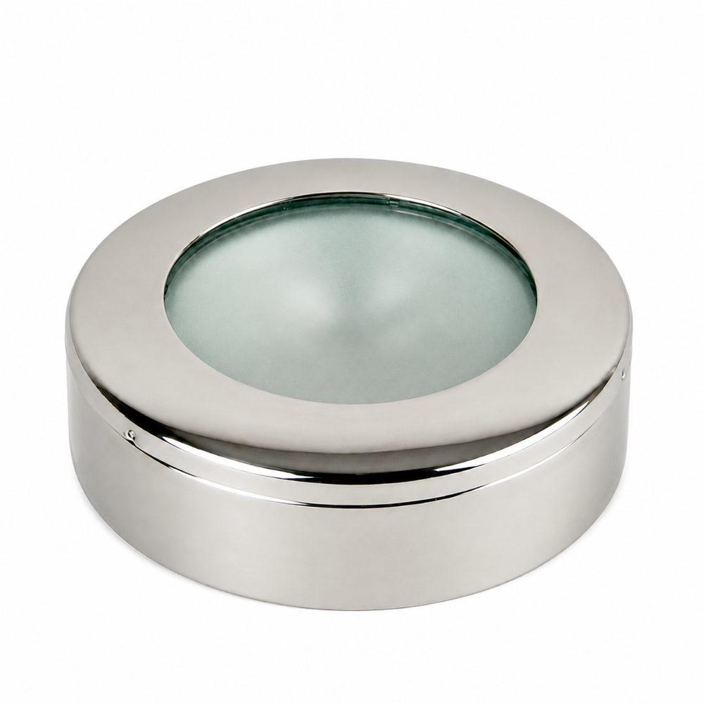 Scandvik 41373P A3 LED Ceiling Light Flush/Surface Mount Stainless Steel Warm White - Product View